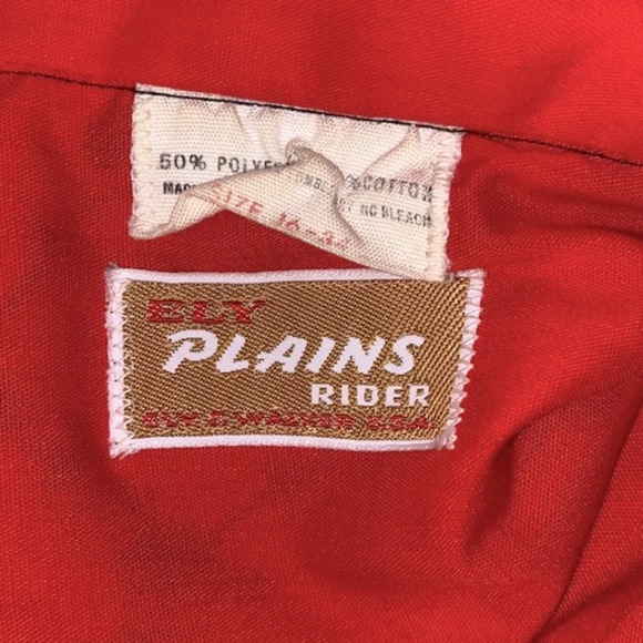 Vintage red country western snap button shirt size large - Picture 6 of 9